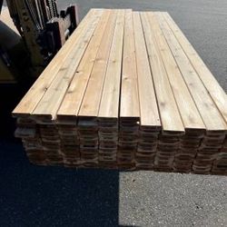 5/4x4 Cedar Decking 8ft&10ft 59 cents LF