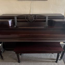 Vintage cherry Wood piano