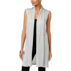 Sleeveless duster sweater