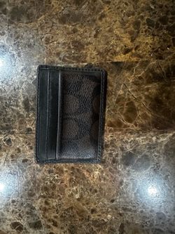 Coach card holder wallet