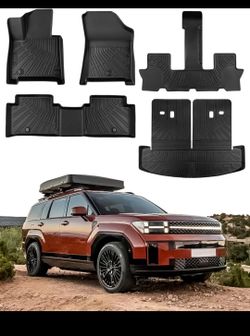 BRAND NEW!!! 2024 Hyundai Sante Fe floor mats and cargo liner back seat cover protector