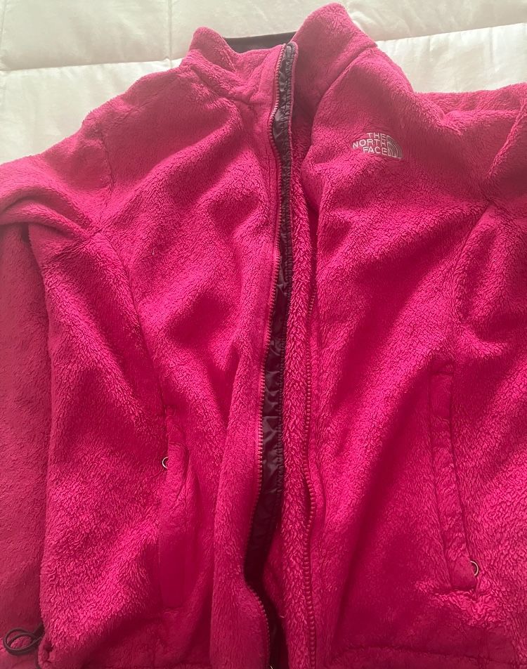  Women’s Pink North Face Fleece Jacket S/M