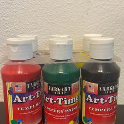 14 Puzzles Set   &. Art-time Tempera Paint 6 Pieces  & Glass Chess