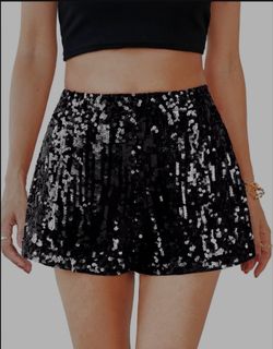 Woman’s Sequin Shorts