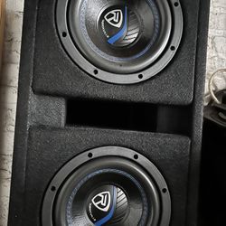 Rockville 8 Inch Subs With Amp