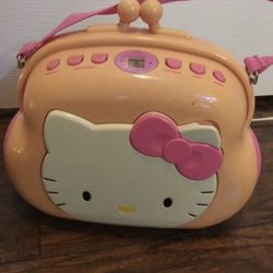 Hello Kitty  Boom Box Radio With Cd Player
