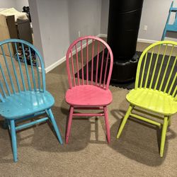 Vintage Wooden Chair Set