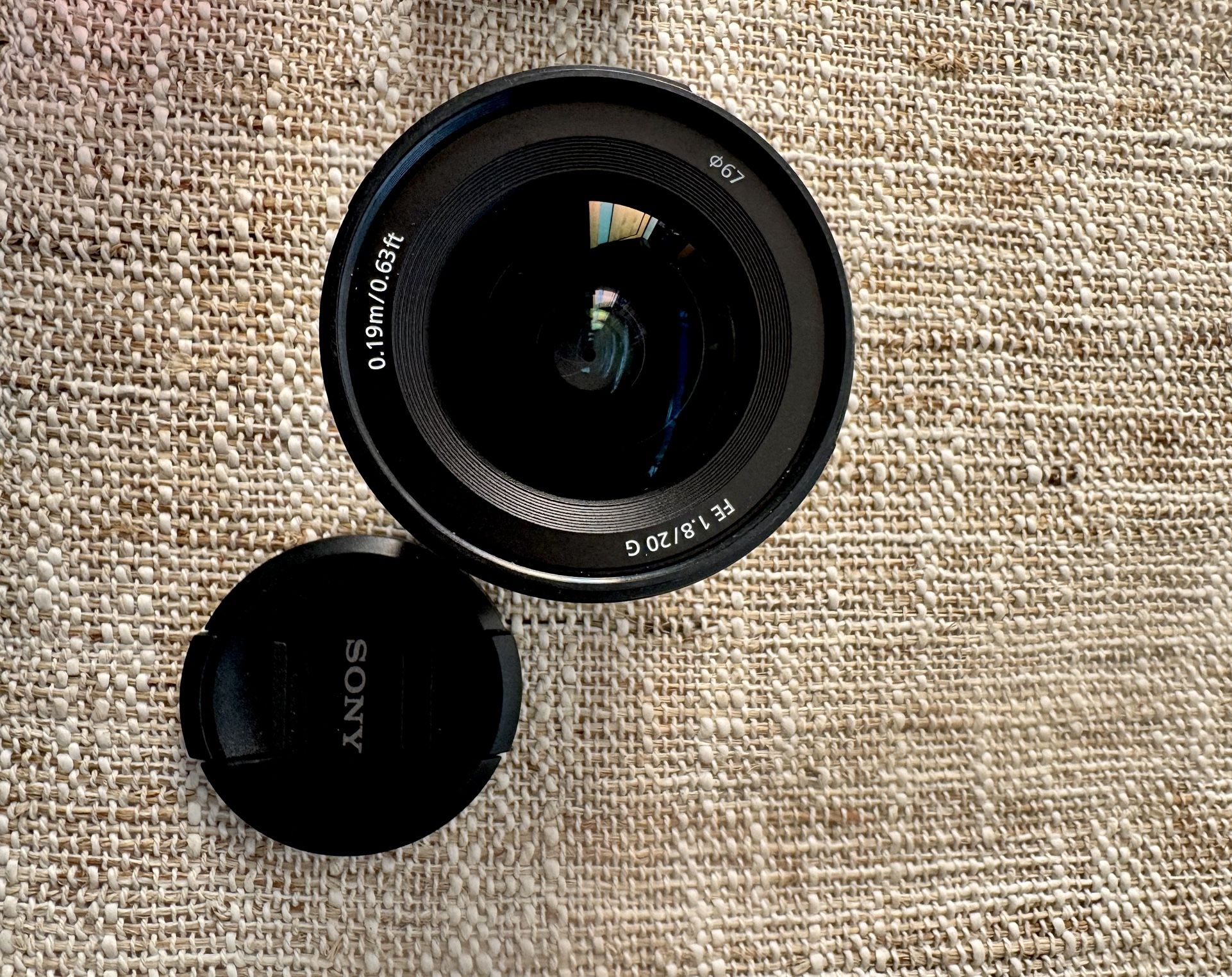 SONY FE 20 MM F 1.8 G LENS E MOUNT