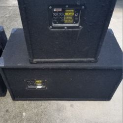 Used (normal wear), Community (2)csx35-SR and (2)csx40-SR SPEAKERS 