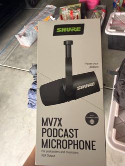 Shure MV7X Podcast Microphone