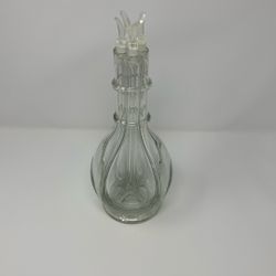 French "Fait Main" Decanter Hand Blown Glass