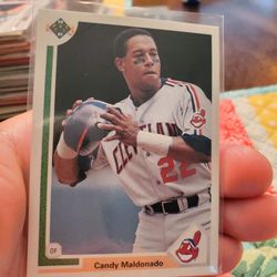 Cleveland Indians Error 1991 Upper Deck Hologram Backs Baseball Cards Lot 