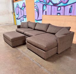 Crate and Barrel Sectional couch sofa