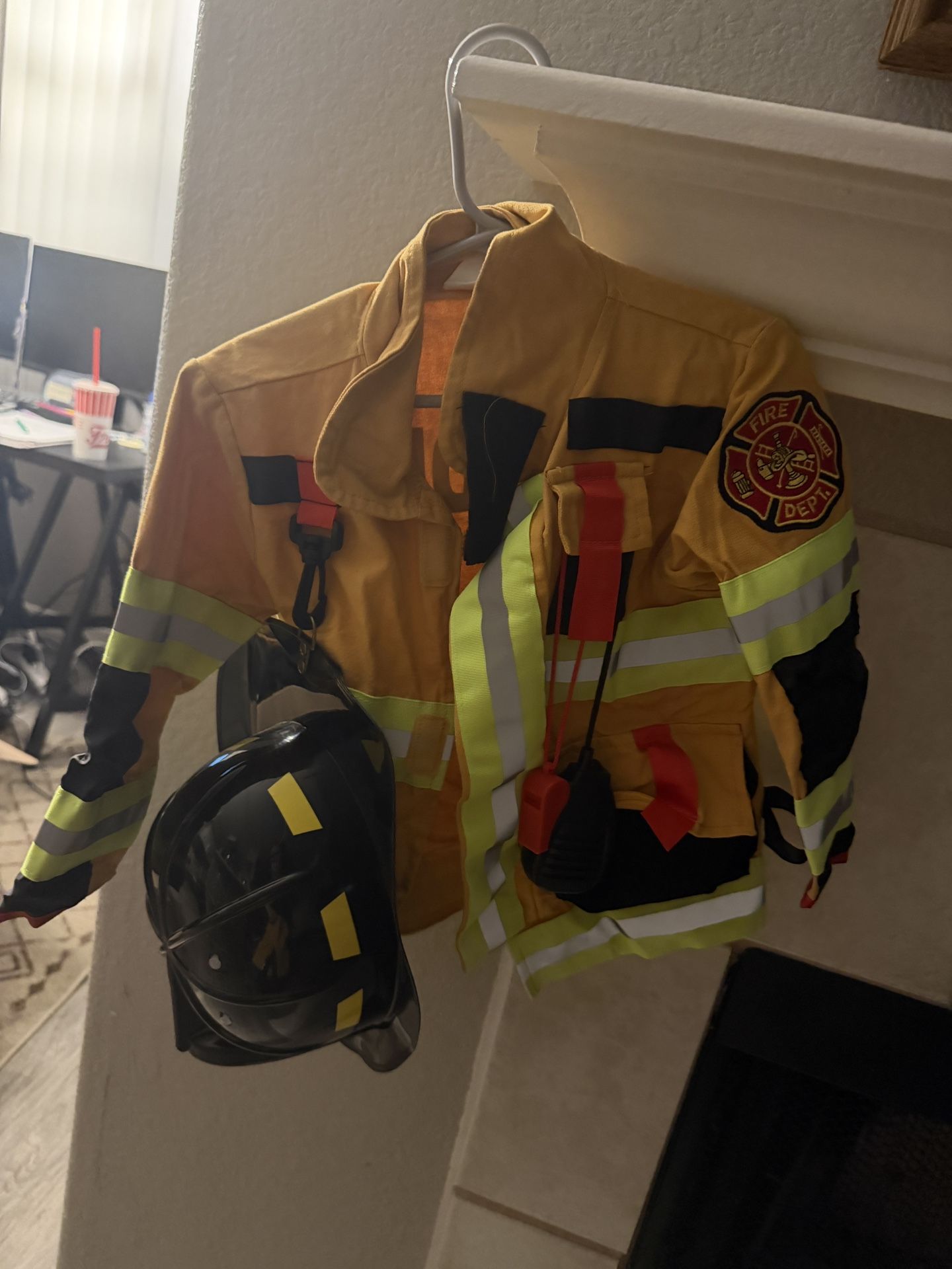 Kids Halloween Costume Firefighter