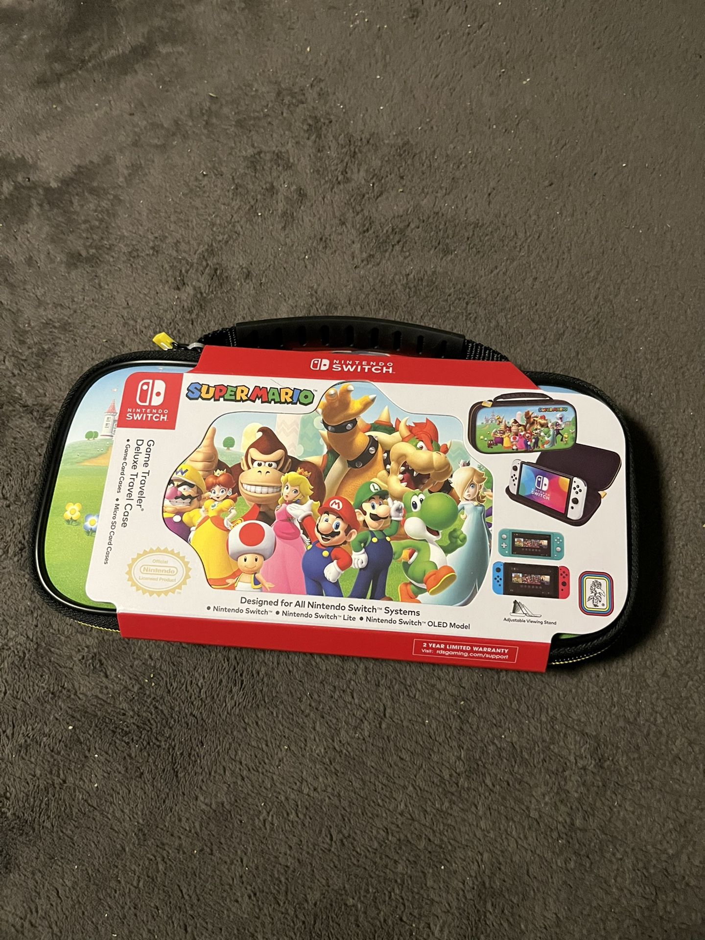 Super mario nintendo switch carrying case