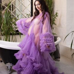 Purple Photography Robe/Gown 
