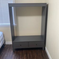 Dresser With Clothes Rod