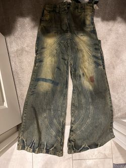 No Faith Studios Heavy Wavy Denim Jeans