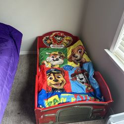 Paw Patrol Wooden Bed