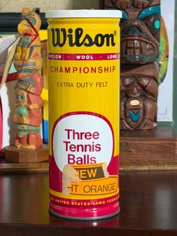 Wilson Championship Tennis Ball Can Vintage