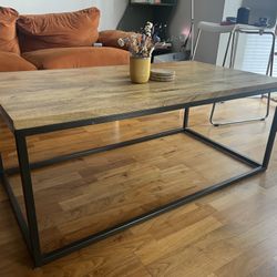 West Elm Wood Coffee Table