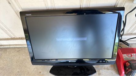 Sharp tv and monitor works great can pic up local channels with antenna no remote asking  20 need gone