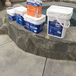 Clorin Tablets & Shock  &filters Pool And Spa Products