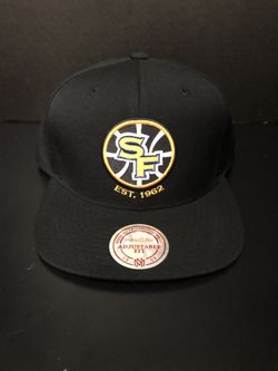 Mitchell & Ness Golden State Warriors Black SnapBack Hat