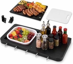 3-in-1 Foldable Front Shelf for Pit Boss Austin XL 1000 & Savannah 1500, 29.53"