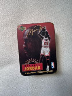 Upper Deck Michael Jordan 5 All-Metal Collector Cards