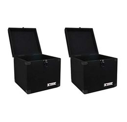 Odyssey CLP090E DJ Pkg w/ 2 Black Utility Carpet Case For 90 12" Vinyl