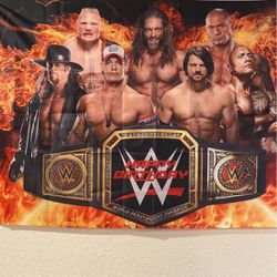 Wrestling WWE Birthday Banner 