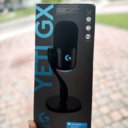Logitech G Yeti GX USB Gaming Microphone RGB Dynamic Mic for Streaming Podcast