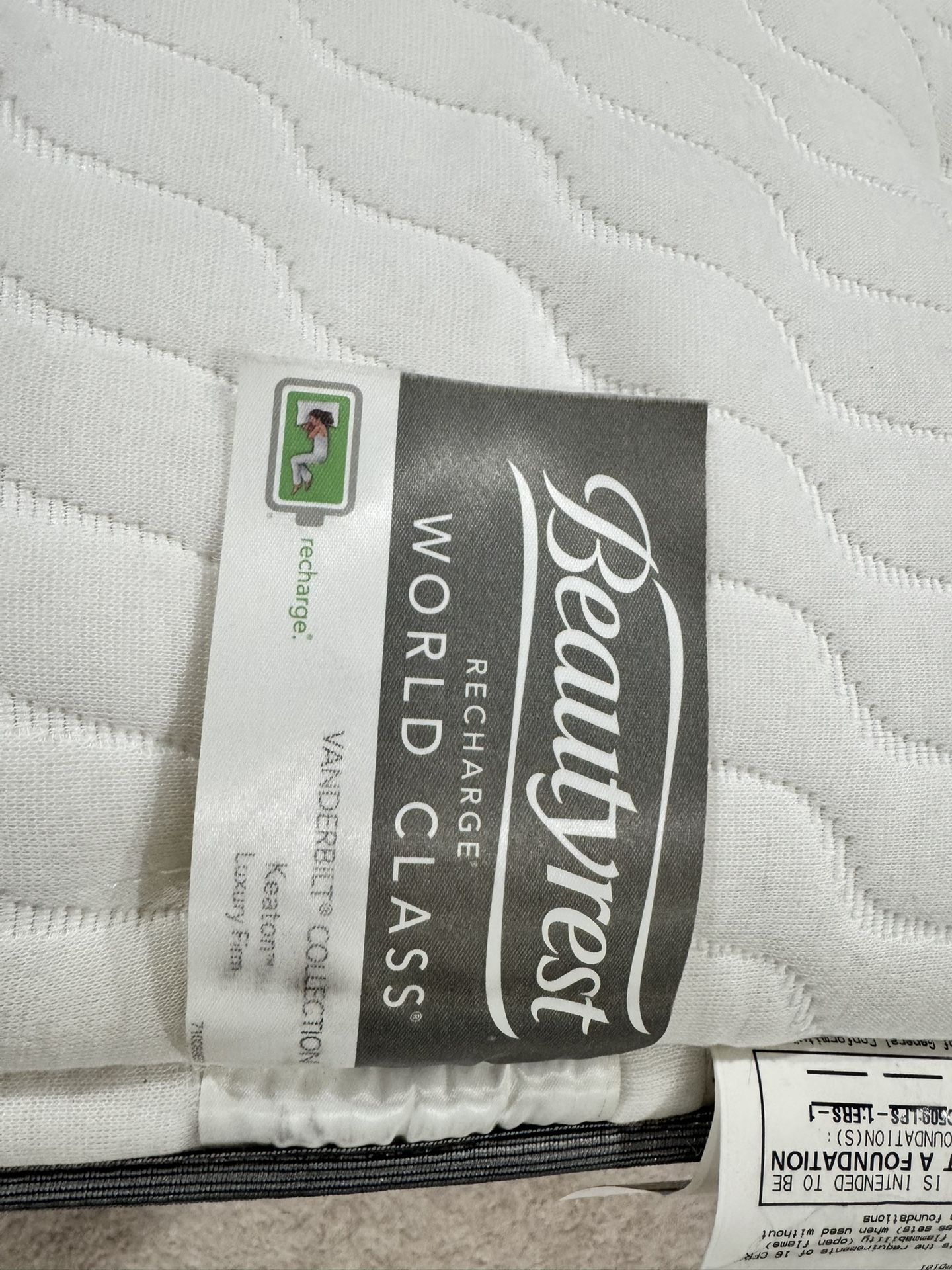Beauty Rest King Mattress For Sale