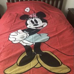 Vintage Minnie Mouse Children  Duvet Cover. Mint. Twin . New condition 