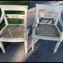 Two Shabby Chic Chairs 