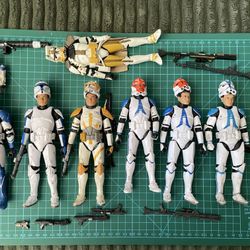 Star Wars Black Series Clone Trooper Set/lot