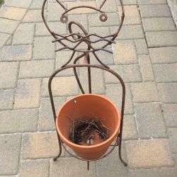 34 inch tall cat flower pot planter