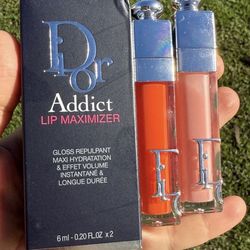 Dior lip maximizer lipstick gift Set of two , Retail $105