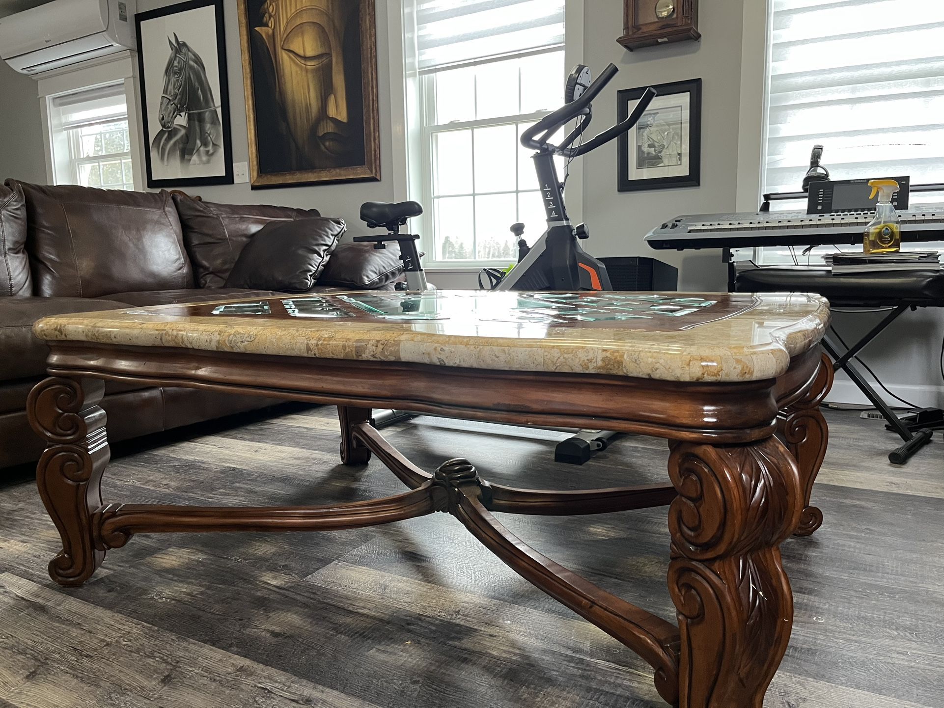 Unique Set Of 2 Living Room Tables 