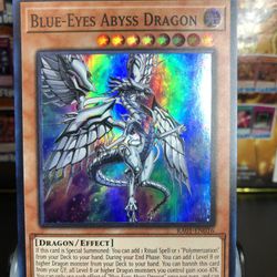 Yugioh Blue Eyes Abyss Dragon 1st Edition 