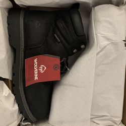 Wolverine steel Toe Men Boots 10.5 