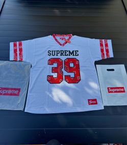 Supreme Jersey - White/Red - Size XL