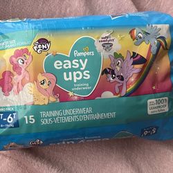 Pampers Easy Up Training Underwear Size 5T-6T