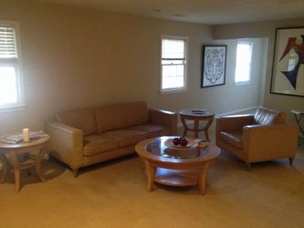 Genuine Leather 100% Couch Set