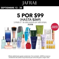 Productos Jafra Especial Solo SEPTIEMBRE  5 Por $99 Y 5 Por $59 