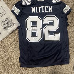 Witten Signed Authenticated Custom Jersey