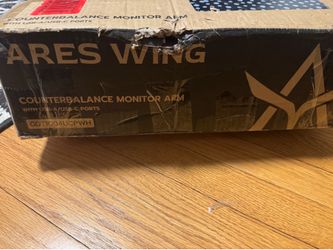 Ares Wing Counterbalance Monitor Arm with USB-A / USB-C Ports - Sealed
