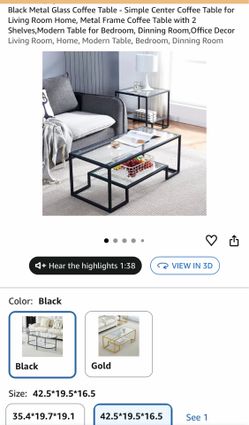 Coffe table new in box $$60