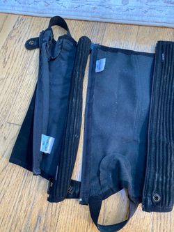 Horseback riding half chaps